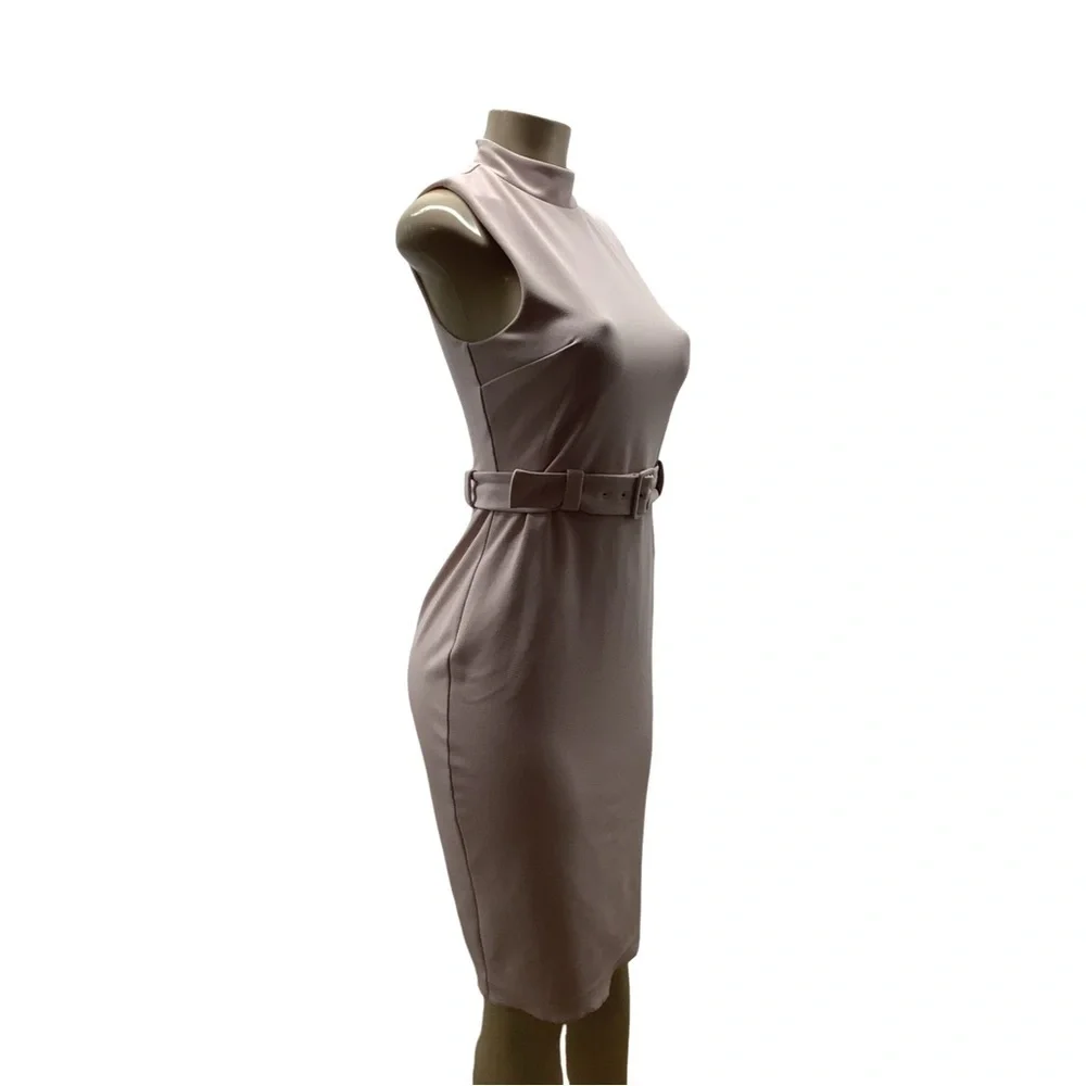 Express Size Small Sleeveless Blush Mini Dress with Belt. Preloved